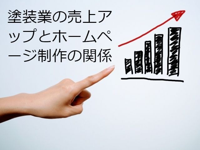 塗装業の売上アップとホームページ制作の関係